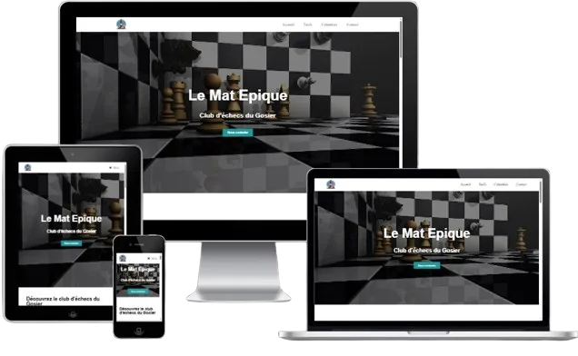 Site web du Mat Épique du gosier en Guadeloupe