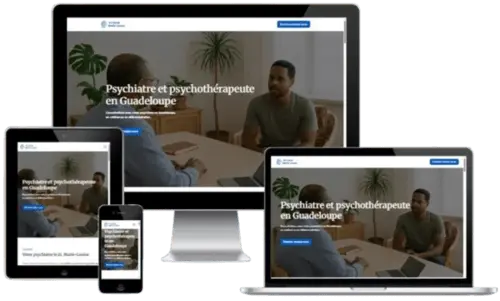 Site internet de psychiatre aux Abymes en Guadeloupe
