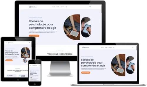 Plateforme de vente d'ebooks de psychologie